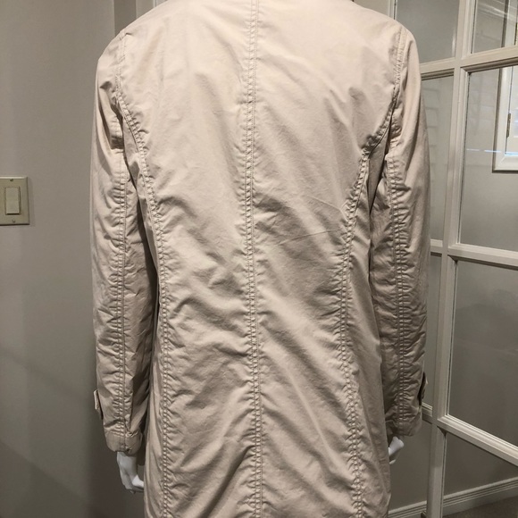 GAP Raincoat Jacket Macintosh Beige Size M - Picture 5 of 8